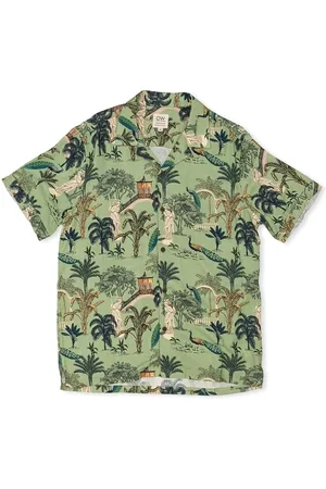 Otherwise Camisa manga larga Aztec Shirt - Green para hombre