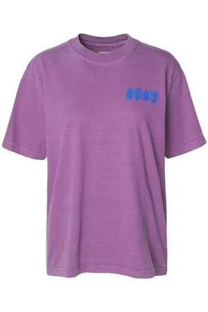Obey Camiseta Camiseta Stippled Mujer Pigment Purple para mujer