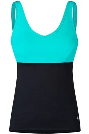 Montura Camiseta tirantes Camiseta Honey Mujer Nero/Care Blue para mujer
