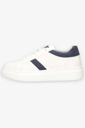Ferre Zapatillas altas F-111-WHITE/BLEU297 para hombre