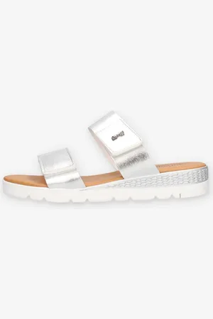 Clia Walk Sandalias CITY15-ARGENTO para mujer