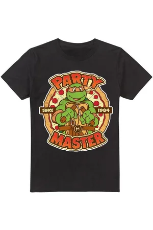Teenage Mutant Ninja Turtles Camiseta manga larga Mikey Party Master para hombre