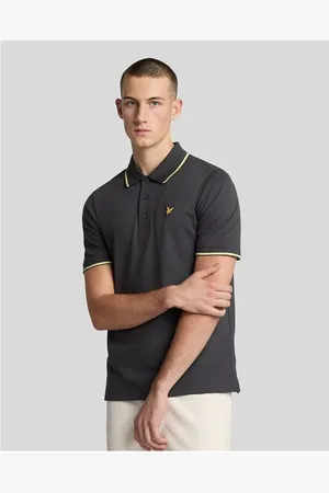 Lyle &amp; scott Tops y Camisetas SP1524VOG TIPPED POLO-X735 GUNMETAL para hombre