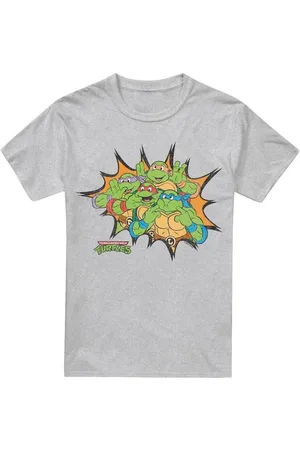 Teenage Mutant Ninja Turtles Camiseta manga larga Funny Face para hombre