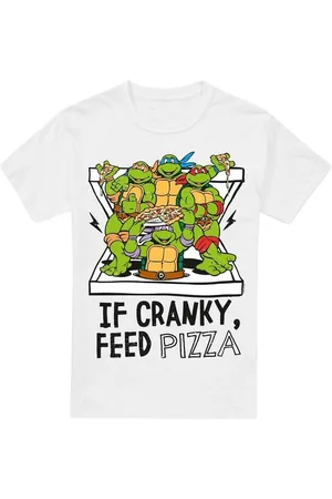 Teenage Mutant Ninja Turtles Camiseta manga larga Cranky Pizza para hombre