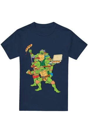 Teenage Mutant Ninja Turtles Camiseta manga larga Pizza Party para hombre