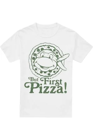 Teenage Mutant Ninja Turtles Camiseta manga larga But First Pizza para hombre
