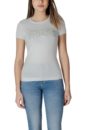 Guess Camiseta CN SS LOGO LACE TEE W5GI04 J1314 para mujer
