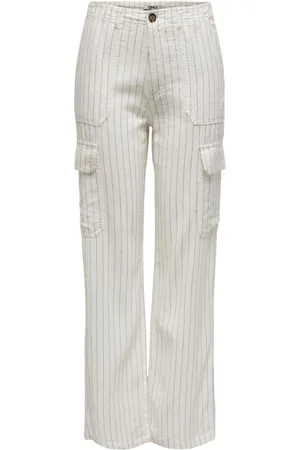 ONLY Pantalones Onlmalfy-Caro Linen Cargo 15310985 para mujer