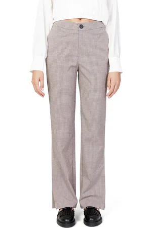 ONLY Pantalones ONLJOSS HW FLARED SLIT CHECK PANT TLR RP 15306260 para mujer