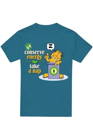 Garfield Camiseta manga larga Conserve Energy para hombre