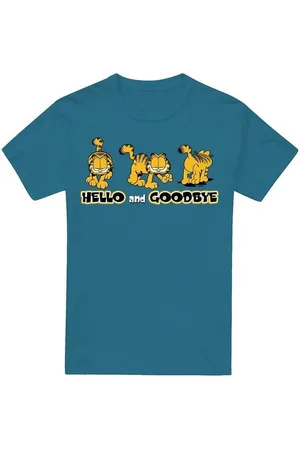 Garfield Camiseta manga larga Hello And Goodbye para hombre