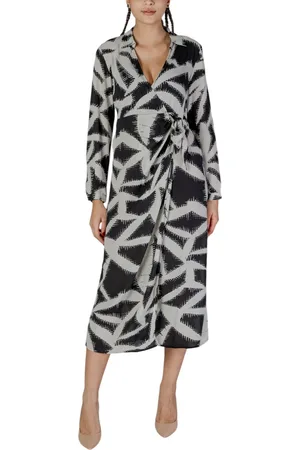 JACQUELINE DE YONG Vestido largo Jdybase Life L/S Wrap Wvn 15336123 para mujer
