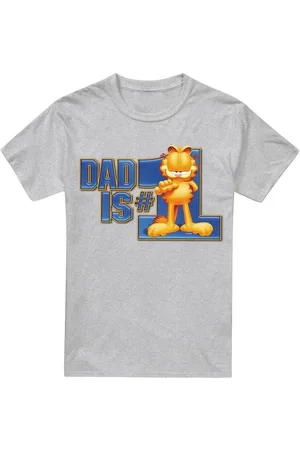 Garfield Camiseta manga larga Dad Is Number One para hombre