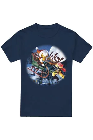 Garfield Camiseta manga larga Moonlight Ride para hombre