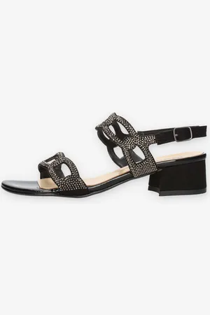 Melluso Sandalias K35182-BLACK para mujer