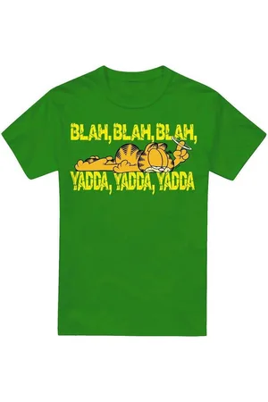 Garfield Camiseta manga larga Blah Blah Blah para hombre