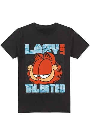 Garfield Camiseta manga larga Lazy But Talented para hombre