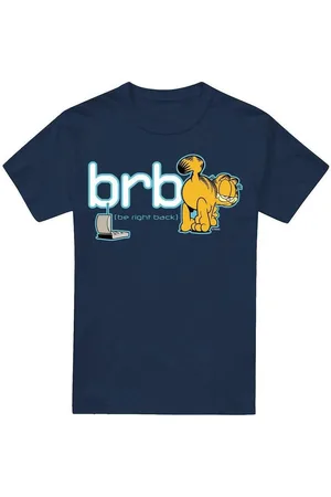 Garfield Camiseta manga larga Be Right Back para hombre