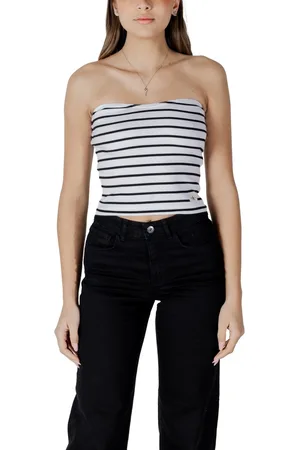 Calvin Klein Blusa WOVEN LABEL RIB J20J225310 para mujer