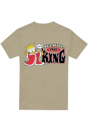 Garfield Camiseta manga larga All Hail The King para hombre