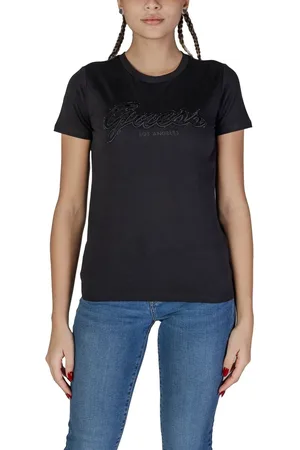 Guess Camiseta SS SCRIPT LACE LOGO W5RI08 K9RM1 para mujer