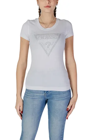 Guess Camiseta SS CN SHINY TRIANGLE W5RI11 J1314 para mujer