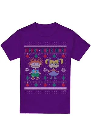 Rugrats Camiseta manga larga Merry Ugly para hombre