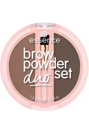 Essence Perfiladores cejas Brow Powder Duo Set - 02 Medium para mujer