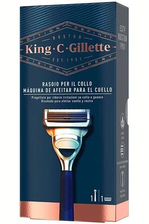 Gillette Afeitadoras & cuchillas King Neck Razor para hombre