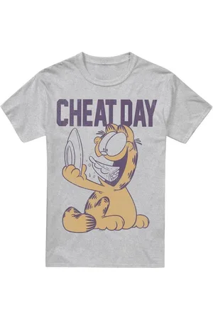 Garfield Camiseta manga larga Cheat Day para hombre