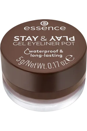Essence Eyeliner Eyeliner Gel Pot Stay Play - 02 Brown para mujer