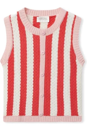 Compañía fantástica Blusa COMPAÑIA FANTÁSTICA Top 10311 - Red/Pink para mujer