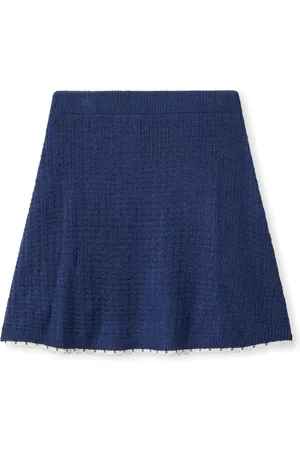 Compañía fantástica Falda COMPAÑIA FANTÁSTICA Skirt 10304 - Navy Blue para mujer