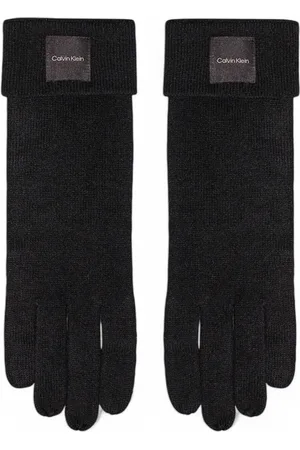 Calvin Klein Guantes CASHMERE CHUNKY OPEN RIB K60K612619 para mujer