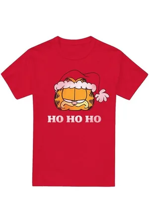 Garfield Camiseta manga larga Ho Ho Ho para hombre