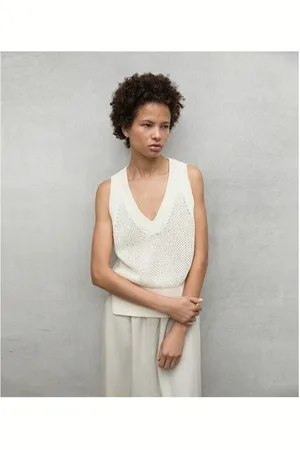 ECOALF Camiseta Colda Top Ecru para mujer