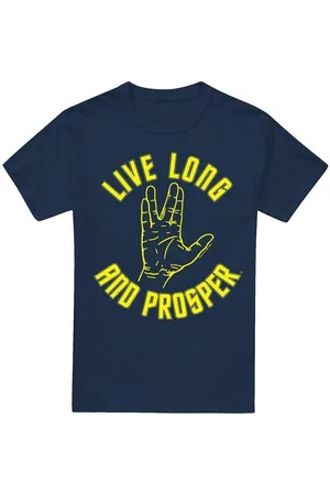Star Trek Camiseta manga larga Live Long para hombre