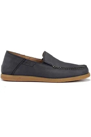 Fluchos Zapatos de trabajo MOCASINES DE PIEL DE NOBUCK Tribal F2193 Oceano para hombre
