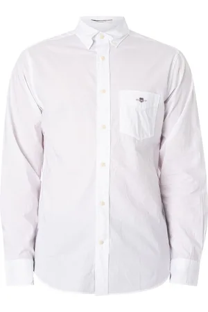 GANT Camisa manga larga Camisa de popelina regular para hombre