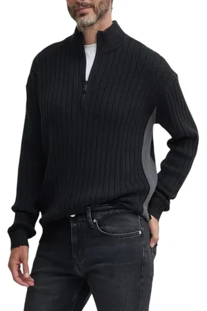 Calvin Klein Chaqueta de punto LINEAR HALF ZIP SWEA J30J326199 para hombre