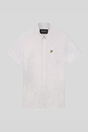 Lyle &amp; scott Camisa manga larga SW2213V SHORT SLEEVE SHIRT-X334 COVE para hombre