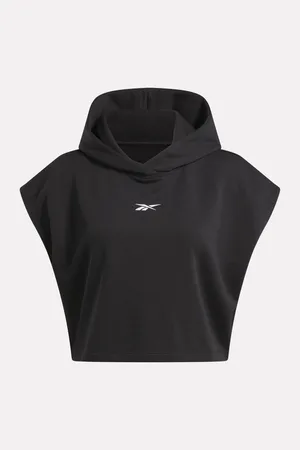 Reebok Jersey BBALL OFF COURT CROP HOO para mujer