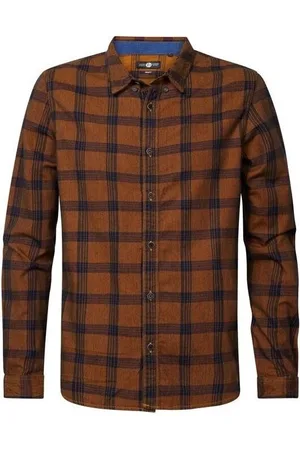 Petrol Industries Camisa manga larga M-3030-SIL411 para hombre