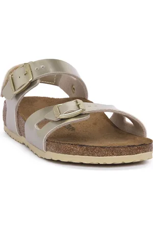 Birkenstock Sandalias RIO HL KIDS METALLIC GOLD CALZ S para mujer