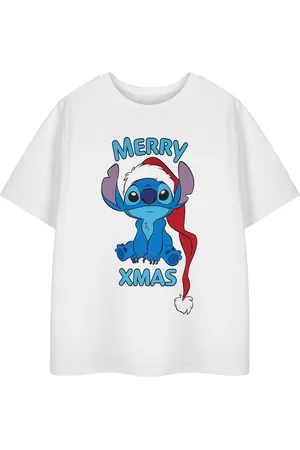 Lilo &amp; Stitch Camiseta Merry Xmas para niña