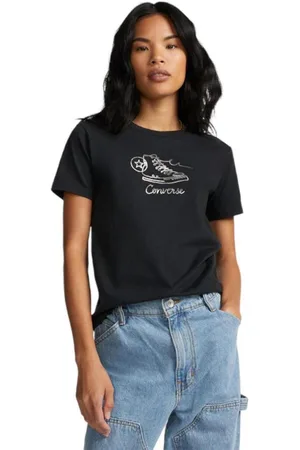 Converse Camiseta 10024537-A03 para mujer
