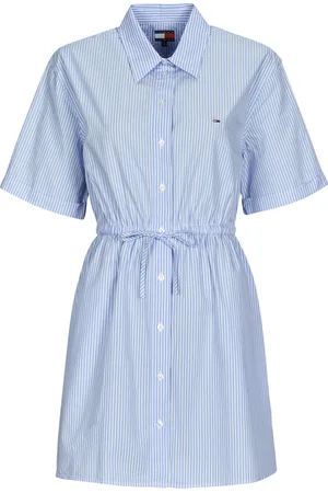 Tommy Hilfiger Vestido TJW MINI STRIPE SHIRT DRESS para mujer