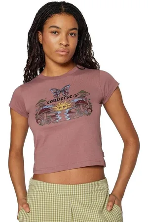 Converse Camiseta 10026043-A01 para mujer