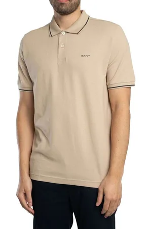 GANT Polo Polo de piqué con ribetes para hombre
